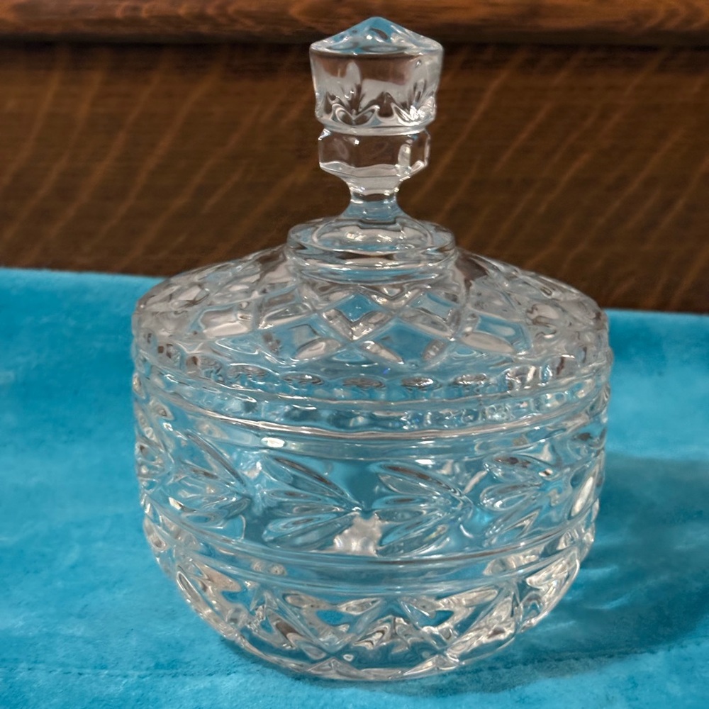 Vintage Crystal Candy Dish